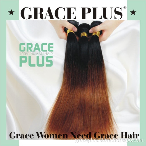 8-30" Wholesale 7a grade ombre brazilian virgin hair straight